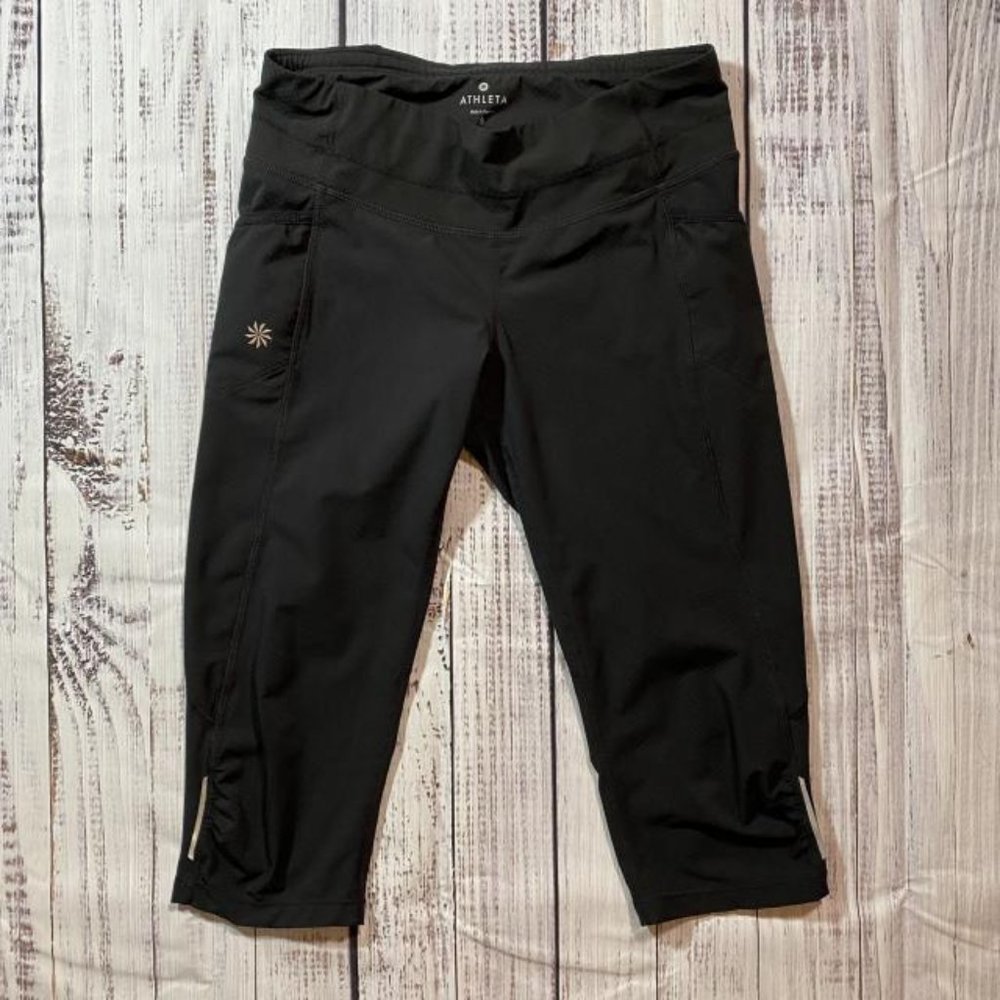 Athleta Capri Leggings Black - Small